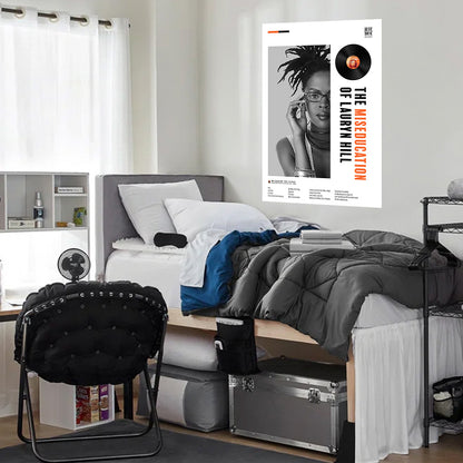 Lauryn Hill Miseducation Poster — Minimal Neo-Soul Album Art Print